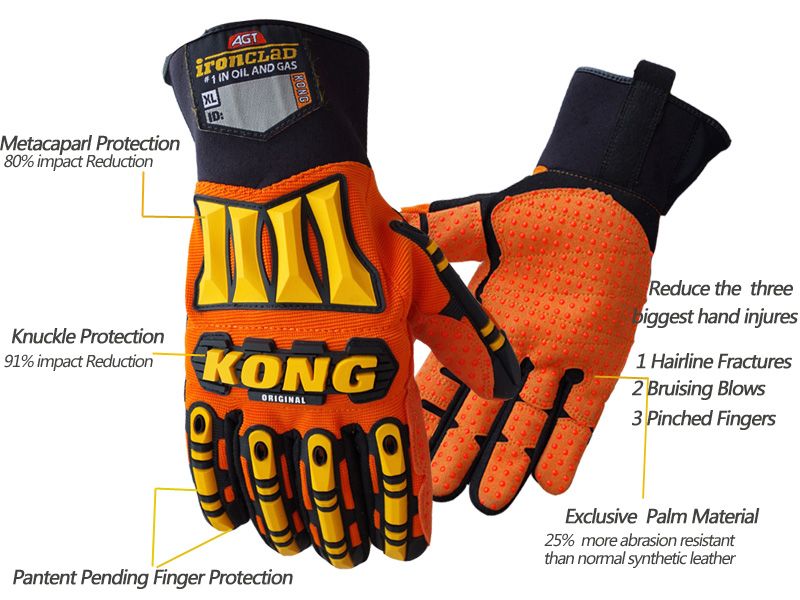 ironclad kong sdx2 impact protection gloves