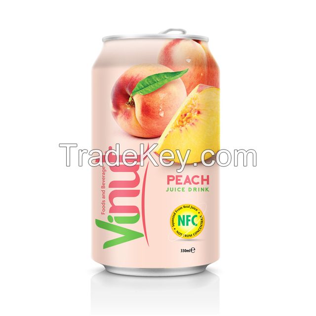 drinkjuice,juicewrld 330ml canned fruit juice peach juice drink wholesale supplier