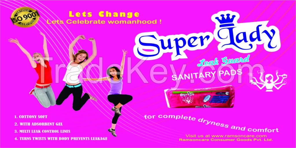 superlady sanitary napkins