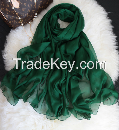 100% mulberry silk scarves