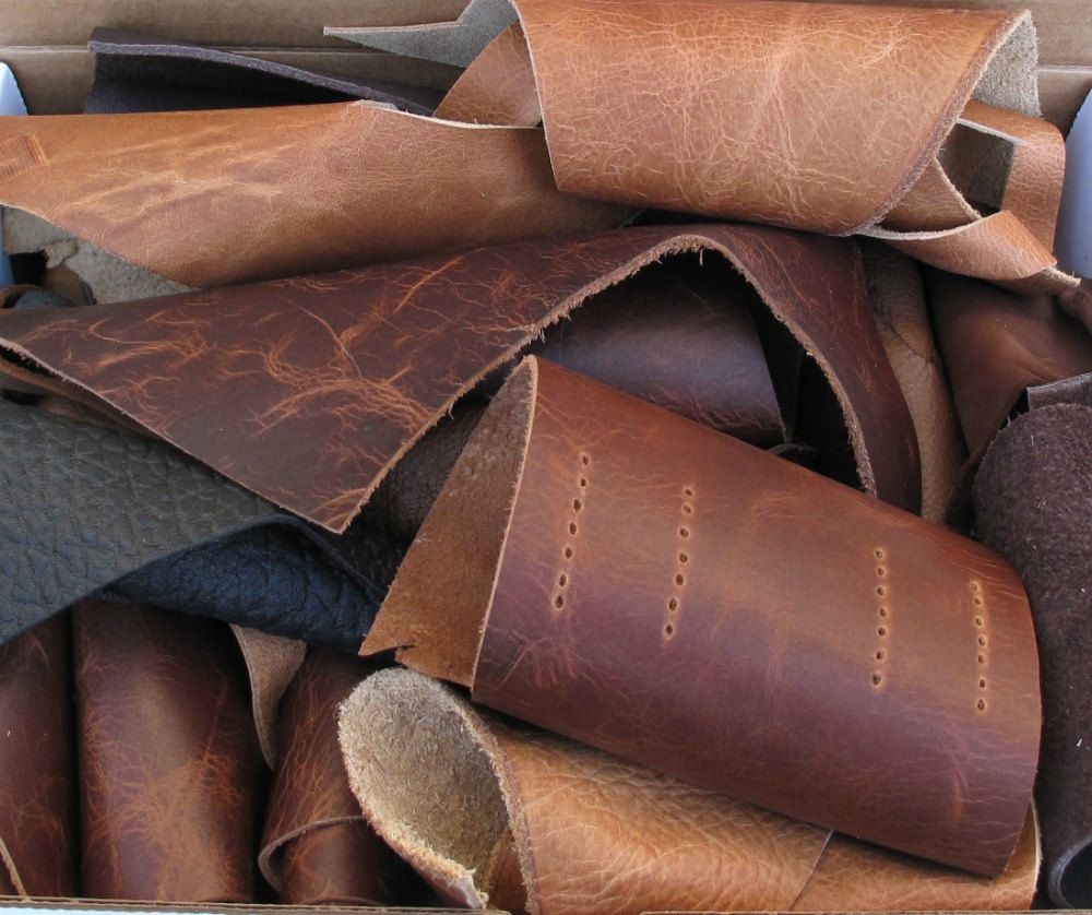 genuine leather scraps