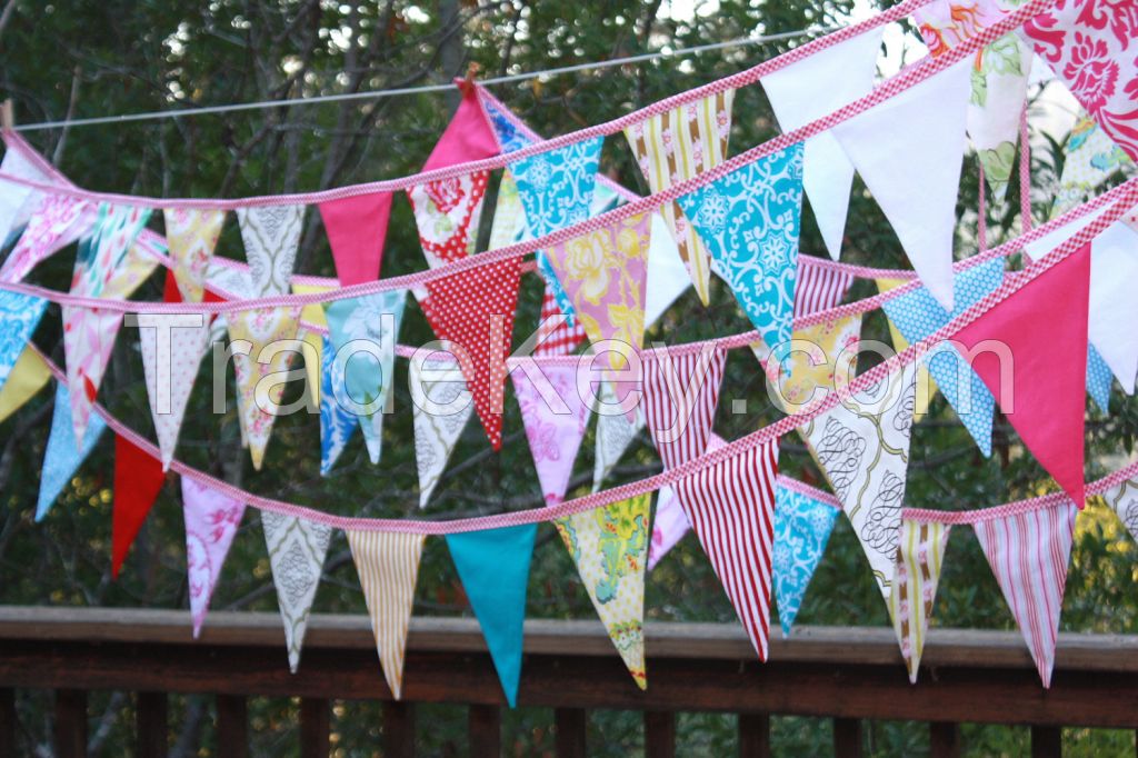 butting flag, pvc buntting , fabric bunting