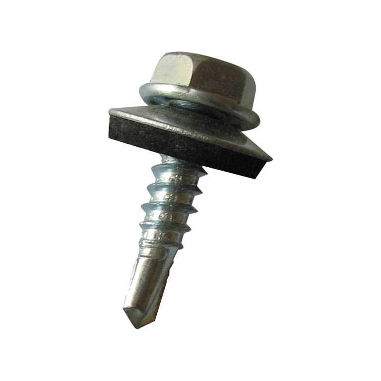 Hex Washer Head Self Drilling Screws With EPDM Bonded Washer By Fasto ...